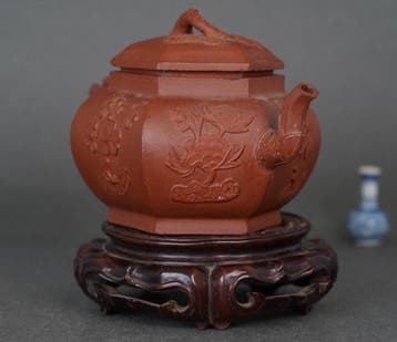 Kangxi (1662-1722) - Théière - Théière très fine en pin,
