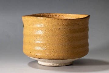 Chawan jaune Seto (Ki-Seto), bol à thé par Kato Masaya -