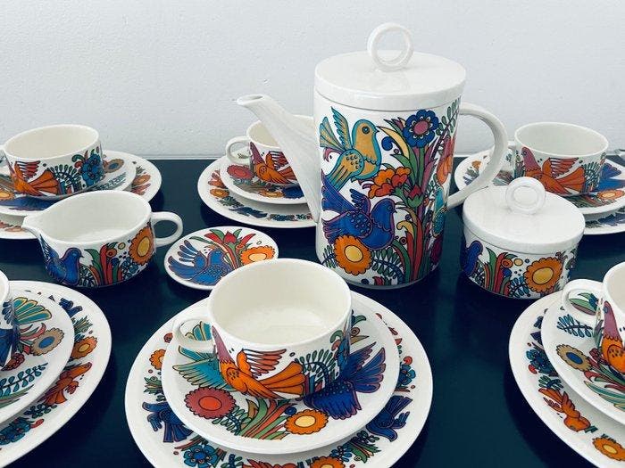 Villeroy & Boch - Christine Reuter - Theeservies (22) -, Antiquités & Art, Antiquités | Meubles | Chaises & Canapés