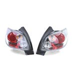 FEUX ARRIÈRE PEUGEOT 206 98-09 FOND CHROMÉ ROUGE, Verzenden