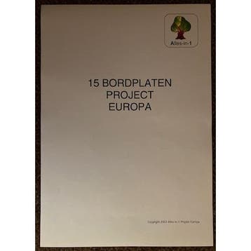 Alles-in-1 Bordplaten A3 Project Europa (per groep), Verzenden, Nieuw