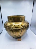 Rafraîchisseur à champagne - Bronze patiné - Jugendstil