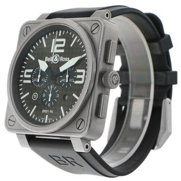 Bell & Ross - BR 01-94 Chronographe - BR0194 - Homme - 2007, Handtassen en Accessoires, Horloges | Heren, Nieuw