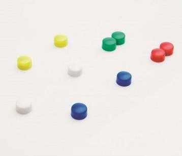 Memomagneten 10 stuks kleuren 10mm, Verzenden, Nieuw