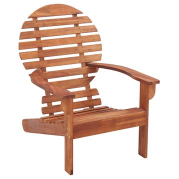 vidaXL Stoel Adirondack massief acaciahout, Verzenden, Nieuw