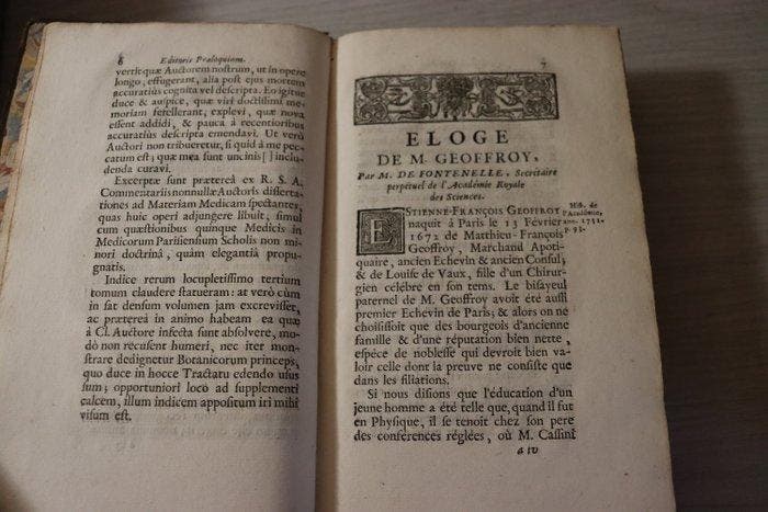 Étienne-François Geoffroy - Tractatus de Materia Medica sive, Antiek en Kunst, Antiek | Boeken en Manuscripten