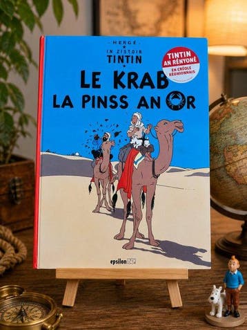 Tintin - Le Krab La Pinss An Or - Créole Réunionnais - 1