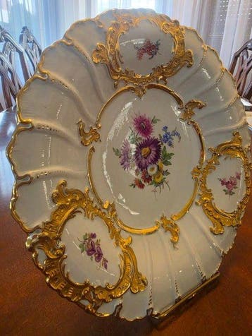 Meissen - Présentoir à gâteaux - Porcelaine - Minia Meissen