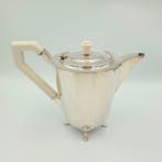 Cafetière - Plaqué(e) argent, Bakélite - Art Deco