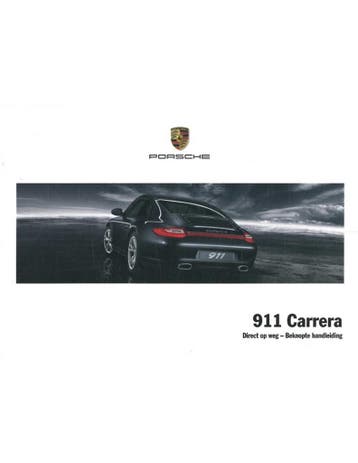 2009 PORSCHE 911 CARRERA | TARGA VERKORT INSTRUCTIEBOEKJE