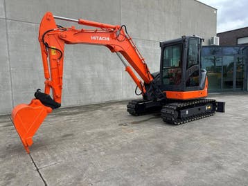 Veiling: Rupsgraafmachine Hitachi ZX60USB-3F Diesel 2012, Ophalen