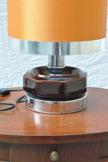 Buffet tafellamp - Ontwerp - Vintage keramische lamp, Antiek en Kunst