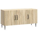 vidaXL TV Kast Sonoma Eiken 99 x 34,5 x 50 cm Bewerkt hout, Verzenden, Nieuw