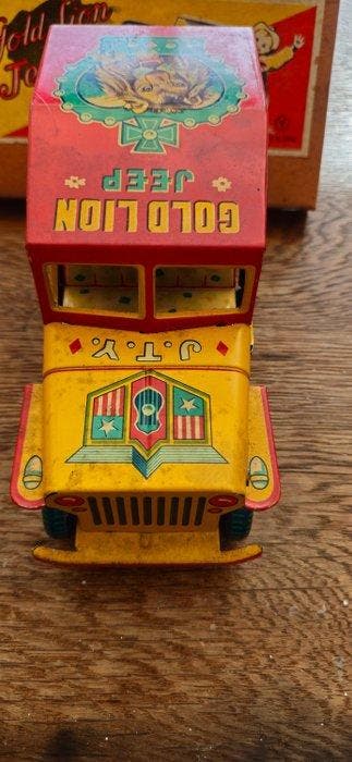 Yonezawa - Blikken speelgoed - Circus Jeep Gold Lion Jeep -, Antiek en Kunst