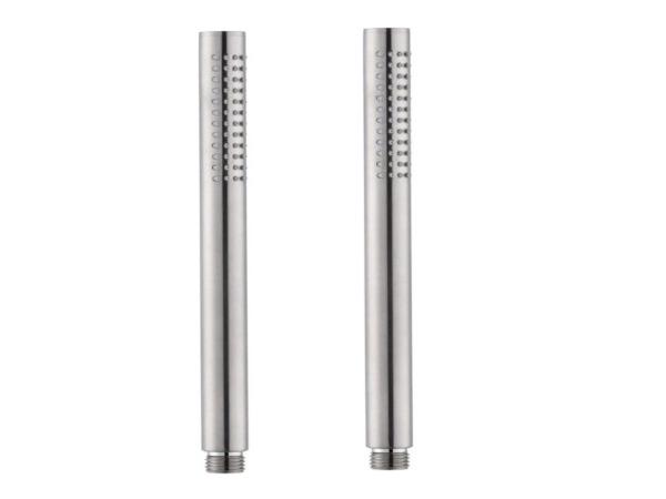 Veiling - 2x Beaux staafhanddouche Port geborsteld rvs, Bricolage & Construction, Sanitaire