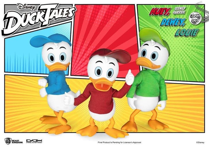 DuckTales Dynamic 8ction Heroes Action Figure 3-Pack Huey, D, Collections, Cinéma & Télévision, Enlèvement ou Envoi