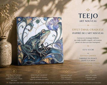Galerie Teejo - TEEJO - ART TILES – ART NOUVEAU - Gaudi, Antiek en Kunst
