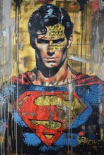 Dine Chanima (XX-XXI) - (XXL) Giant Superman Graffiti Dreams