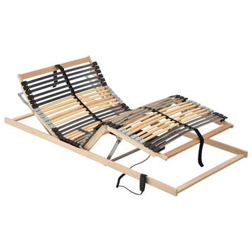 vidaXL Lattenbodem met 42 latten 7 zones elektrisch 90x200, Verzenden