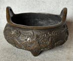 Brûleur dencens - Bronze - Draken, Antiquités & Art