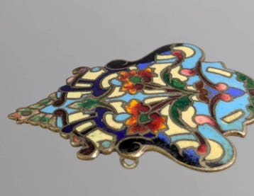 Decoratief ornament - Art Nouveau capegesp met