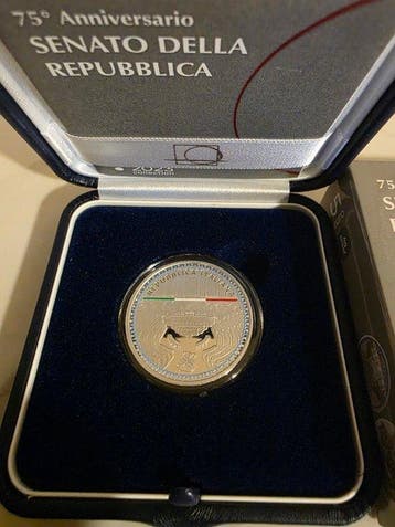 Italië. 5 Euro 2023 Senato della Repubblica Proof (Zonder