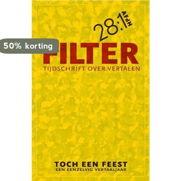 Filter – Tijdschrift over vertalen 9789493183087, Boeken, Verzenden, Zo goed als nieuw