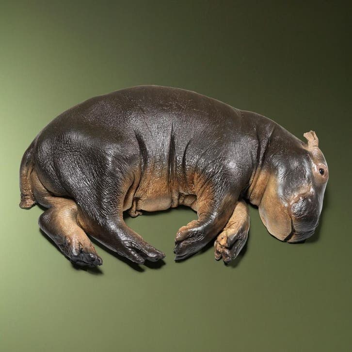 Nijlpaard Replica Taxidermie Opgezette Dieren By Max, Verzamelen, Dierenverzamelingen, Opgezet dier, Nieuw, Wild dier, Ophalen of Verzenden