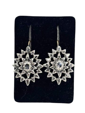Boucles doreilles - 14 carats Argent, Or rose, Or jaune -