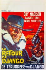 Guy Madison - Le Retour de Django (1967) - Original Belgian, Nieuw