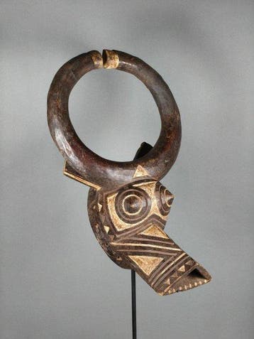 Prachtig buffelmasker - bwa - Burkina Faso (Zonder, Antiek en Kunst