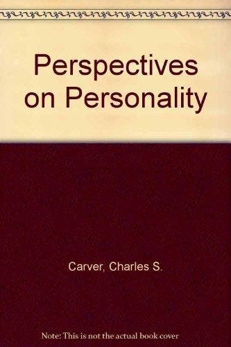 Perspectives on Personality 9780205152582, Verzenden, Gelezen, Charles S. Carver and Michael F. Scheier