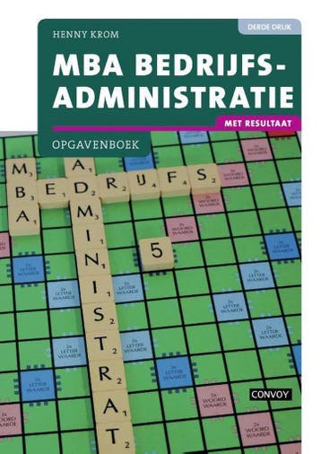 MBA Bedrijfsadministratie Opgavenboek 9789463170789, Verzenden, Henny Krom