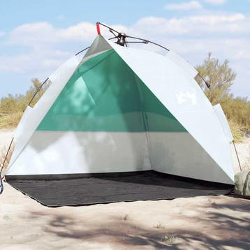 vidaXL strandtent waterdicht snelontgrendeling zeegroen, Verzenden, Nieuw