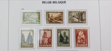 België 1933 - Tweede orval ongebruikt - Nrs 363 t/m 374
