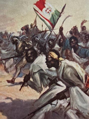 Eritrea, Ethiopië, Italië - Afrika - Koloniale militaire, Gelopen