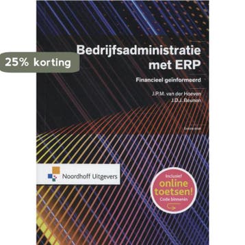 Bedrijfsadministratie met ERP 9789001829070, Verzenden, Gelezen, J.P.M. van der Hoeven