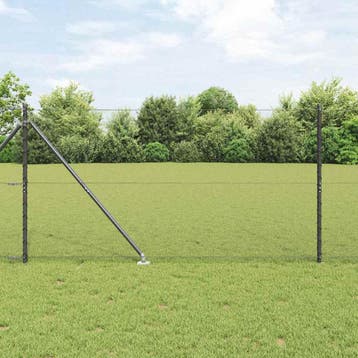 vidaXL zeshoekig gaasgek met palen 25 x 1,2 m PVC-Coated, Tuin en Terras, Verzenden, Nieuw