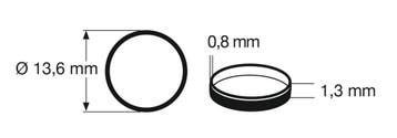fleischmann 648004 Traction tyre 1 (pcs/stuks/Stück) H0., Overige merken, Gelijkstroom, Verzenden, Overige typen
