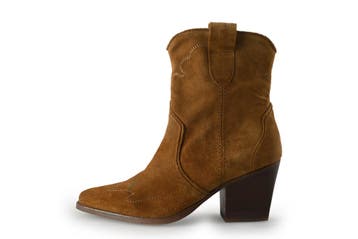 Manfield Cowboy laarzen in maat 38 Beige, Kleding | Dames, Verzenden, Beige, Manfield, Gedragen