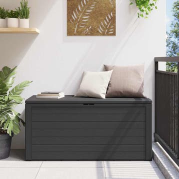 vidaXL Tuinbox 116x44x55 cm antraciet, Verzenden, Nieuw