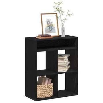 vidaXL Boekenkast 66x31x80 cm bewerkt hout zwart, Verzenden, Nieuw