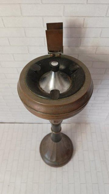 Asbak - Messing, Koper - Vintage asbak van messing