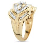 Bague - 18 carats Bague en or jaune 18 carats, diamant de, Bijoux, Sacs & Beauté