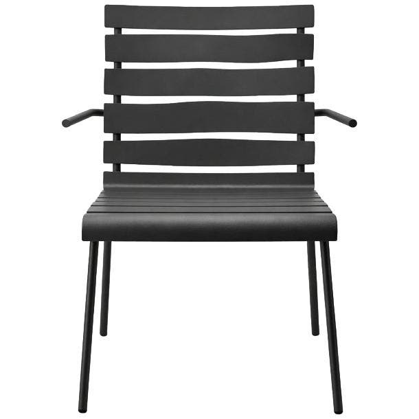 Serax X Maarten Baas Loungestoel Zwart Uitgelijnd -, Jardin & Terrasse, Chaises de jardin, Envoi