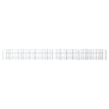 vidaXL Schanskorf gewelfd verhoogd 800x50x100 cm, Tuin en Terras, Verzenden, Nieuw