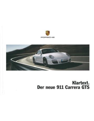 2011 PORSCHE 911 CARRERA GTS HARDCOVER BROCHUREDuits, Boeken, Ophalen of Verzenden, Nieuw