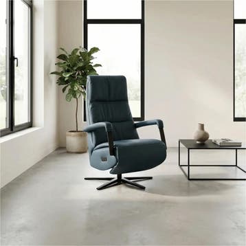 Leren elektrisch relaxfauteuil Core - Toledo Whale, Ophalen of Verzenden