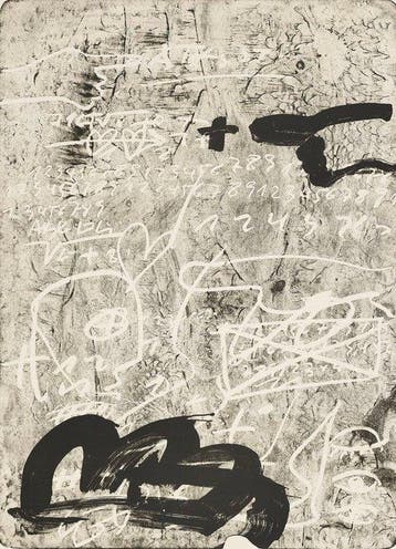 Antoni Tapies (1923-2012) - Improvisations en blanc et en, Antiquités & Art