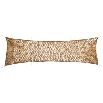vidaXL Camouflagenet met opbergzak 753x199 cm zandkleurig, Verzenden, Nieuw